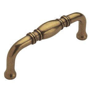 Amerock Cabinet Hardware - Granby - 3" Centers Pull in Burnished Brass