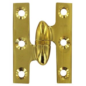 Deltana - Solid Brass 2" x 1 1/2" Olive Knuckle Hinge (Sold Individually)