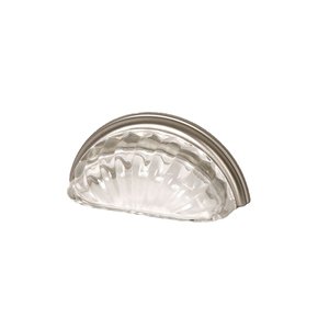 Lews Hardware Melon Glass Cup Pulls Collection -Melon Glass Bin Pull