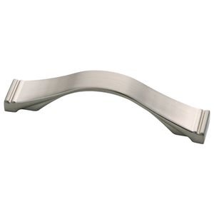 Liberty Hardware Venue 3" (76mm) and 3 3/4" (96mm) Dual Mount Channel Pull in Satin Nickel