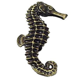 Novelty Custom Hardware - Tropical Collection - Large Seahorse Facing Right Knob