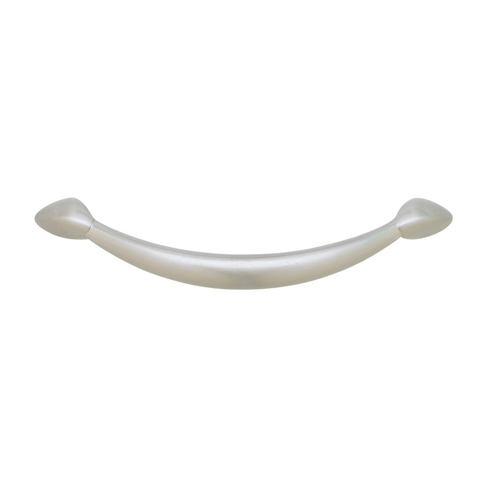 96mm Brushed Satin Nickel Smiley Pull