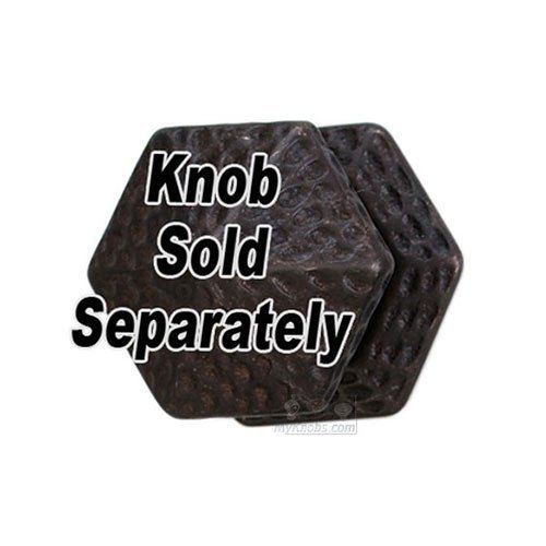 Solid Brass 1 1/2" Rosette for A1432 Knob in Dark Bronze