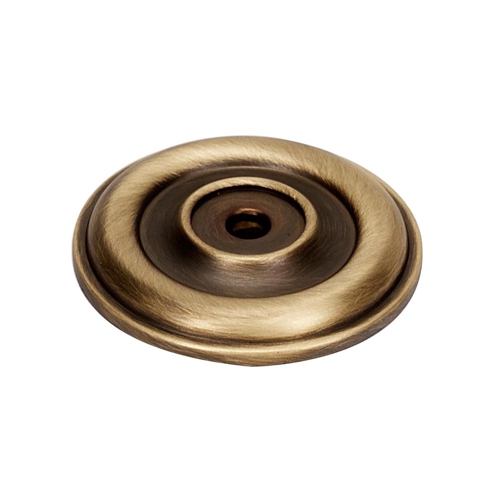 Solid Brass 1 5/8" Rosette for A1452 Knob in Antique English Matte