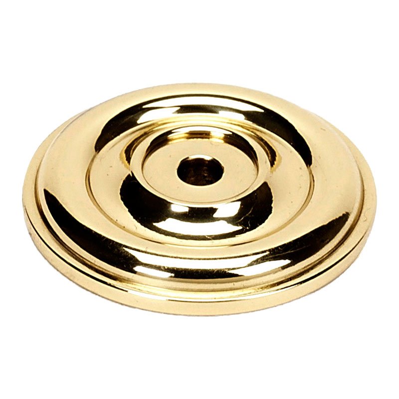 Solid Brass 1 3/8" Rosette for A1451 Knob in Unlacquered Brass
