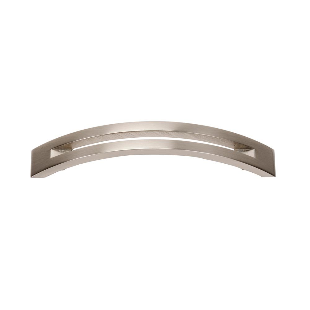 Solid Brass 4" Centers Pull in Satin Nickel
