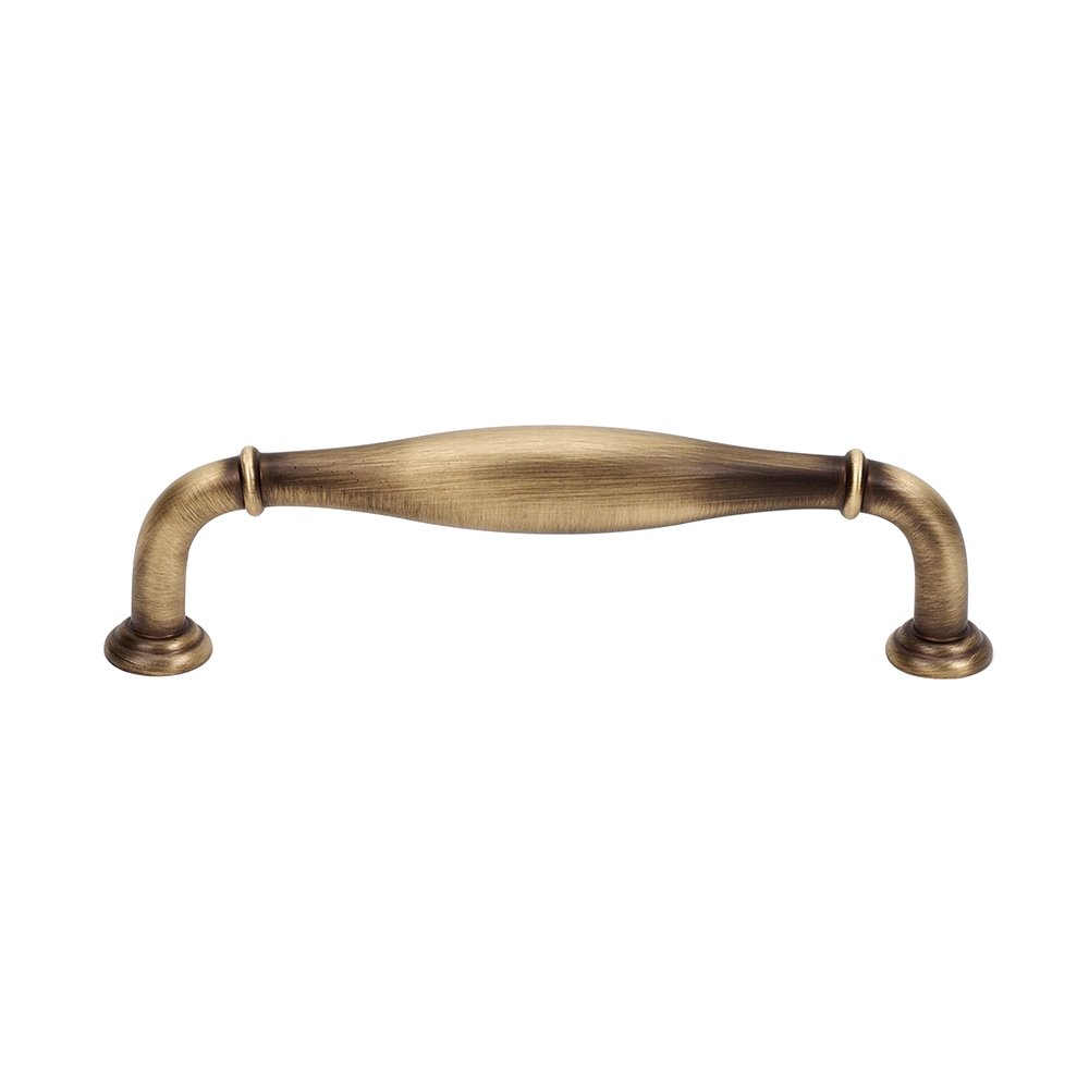 Solid Brass 4" Centers Pull in Antique English Matte