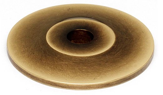 Solid Brass 1" Backplate in Polished Antique