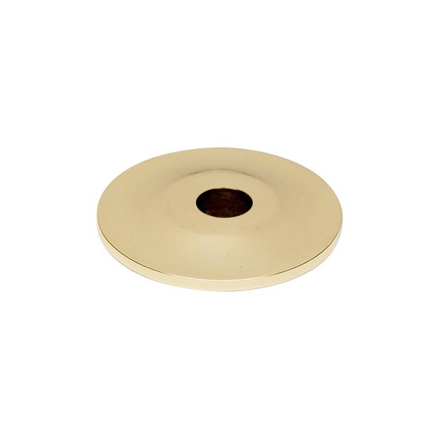Solid Brass 3/4" Backplate in Polished Brass