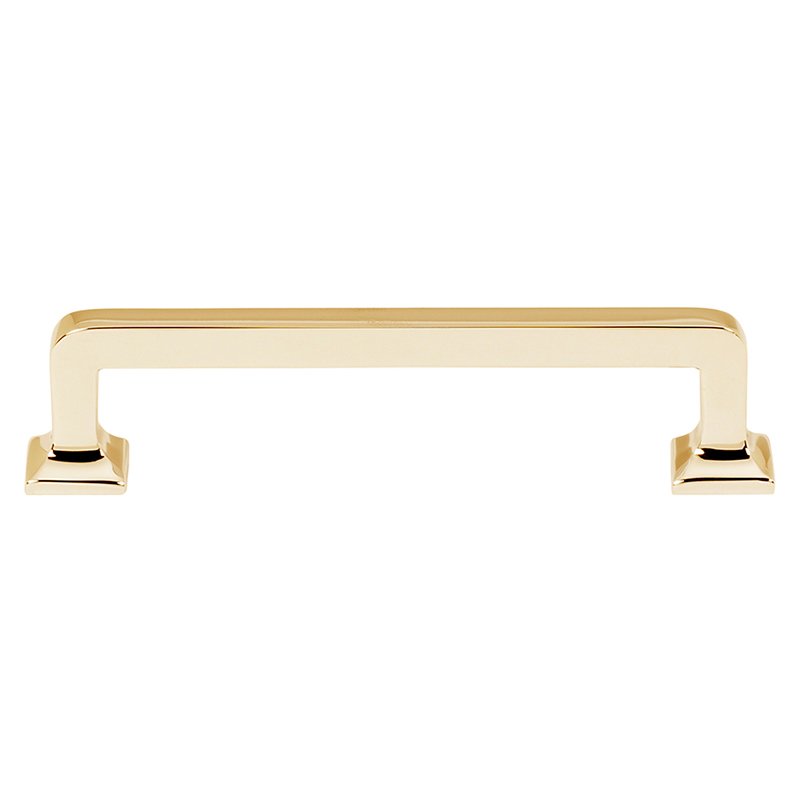 4" Centers Handle in Polished Brass