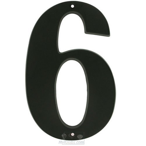 7" House Number ( 6 ) in Bronze