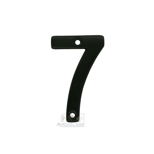 3" House Number ( 7 ) in Matte Black