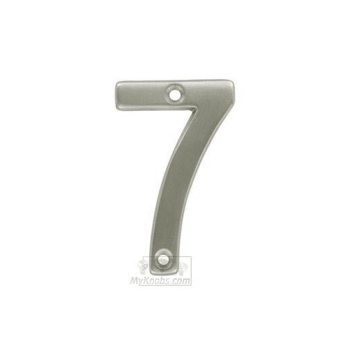 3" House Number ( 7 ) in Satin Nickel