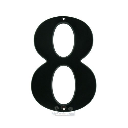 5" House Number ( 8 ) in Matte Black