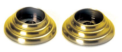Solid Brass 1 3/4" Rosette for D110-18 in Polished Brass