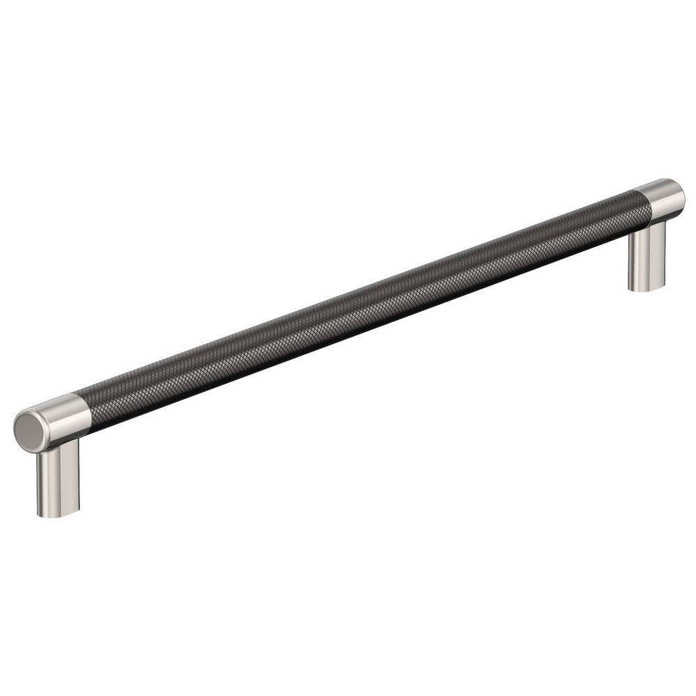 18 inch (457mm) Center-to-Center Polished Nickel/Gunmetal Appliance Pull