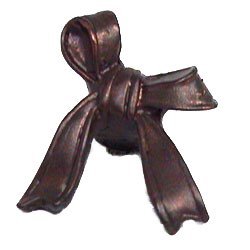 Single Loop Bow Knob (Small) in Antique Copper