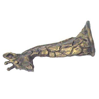 Giraffe Pull (Facing Left) in Copper Bronze