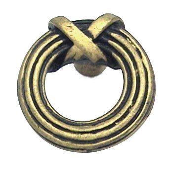 Sonnet Ring Pull in Bronze with Verde Wash