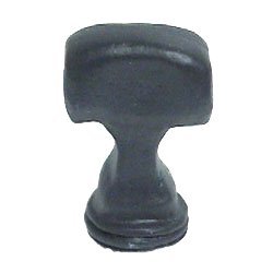 Small Hammerhein Knob in Black with Steel Wash