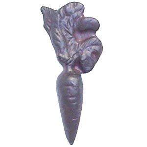 Carrot Knob in Pewter with Bronze Wash