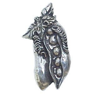Baby Peas Knob in Pewter Bright