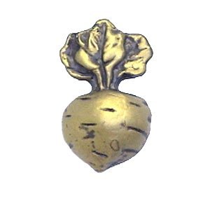 Small Radish Knob in Antique Copper
