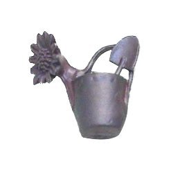 Watering Can Knob (Facing Left) in Pewter with Copper Wash