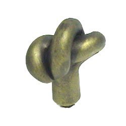 Roguery Knob - Small in Pewter with Verde Wash