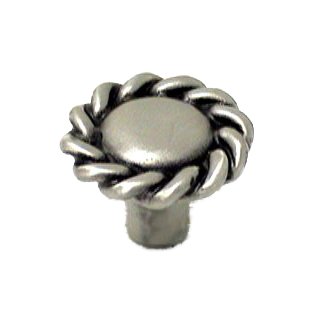 Roguery New 1 3/16" Knob in Pewter with Verde Wash