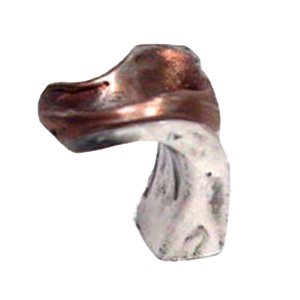 Clayforms C Knob - 1 1/4" in Copper Bronze