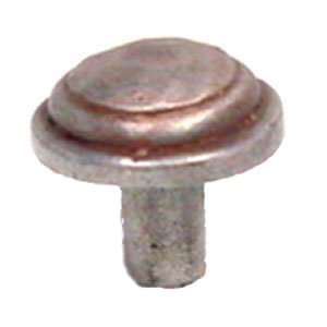 Nomad Knob - 1 1/4" in Rust with Verde Wash