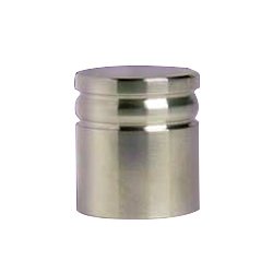 Stainless Steel Cabinet Knob - 7/8" in Brushed