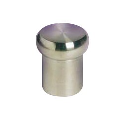 Stainless Steel Cabinet Knob - 7/8" in Brushed