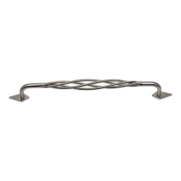 Antiquities Twisted Wire Mega 12" Centers Pull in Brushed Nickel