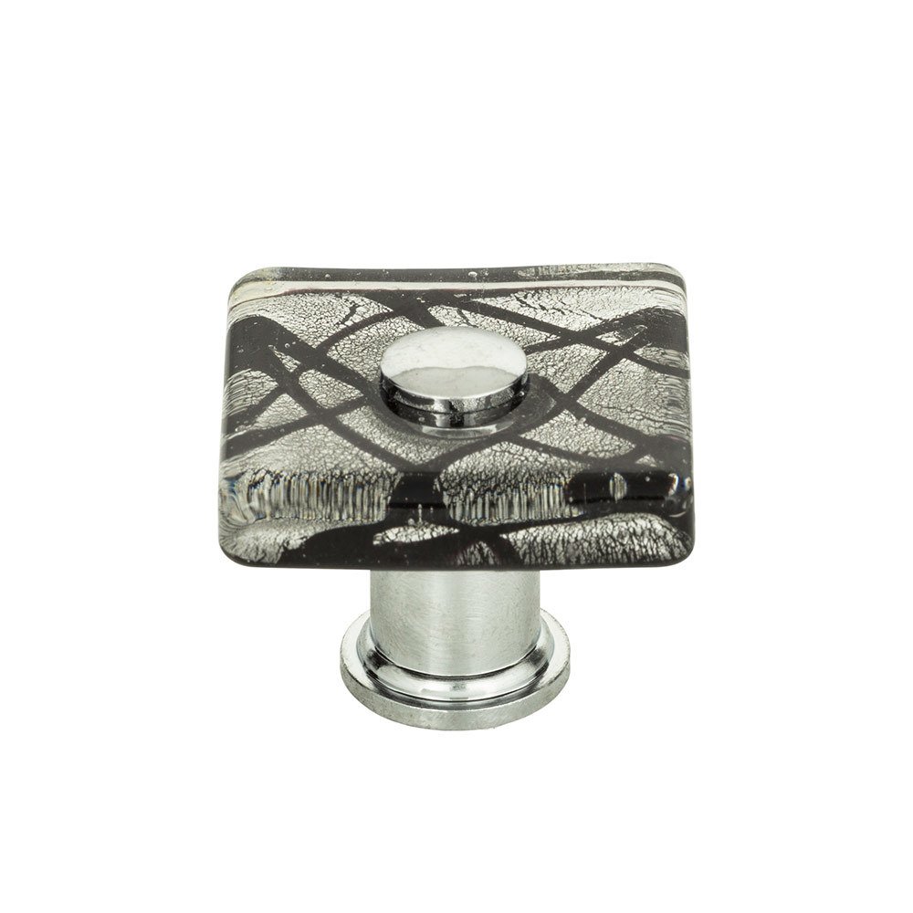 1 1/2" Eclipse Square Knob in Polished Chrome