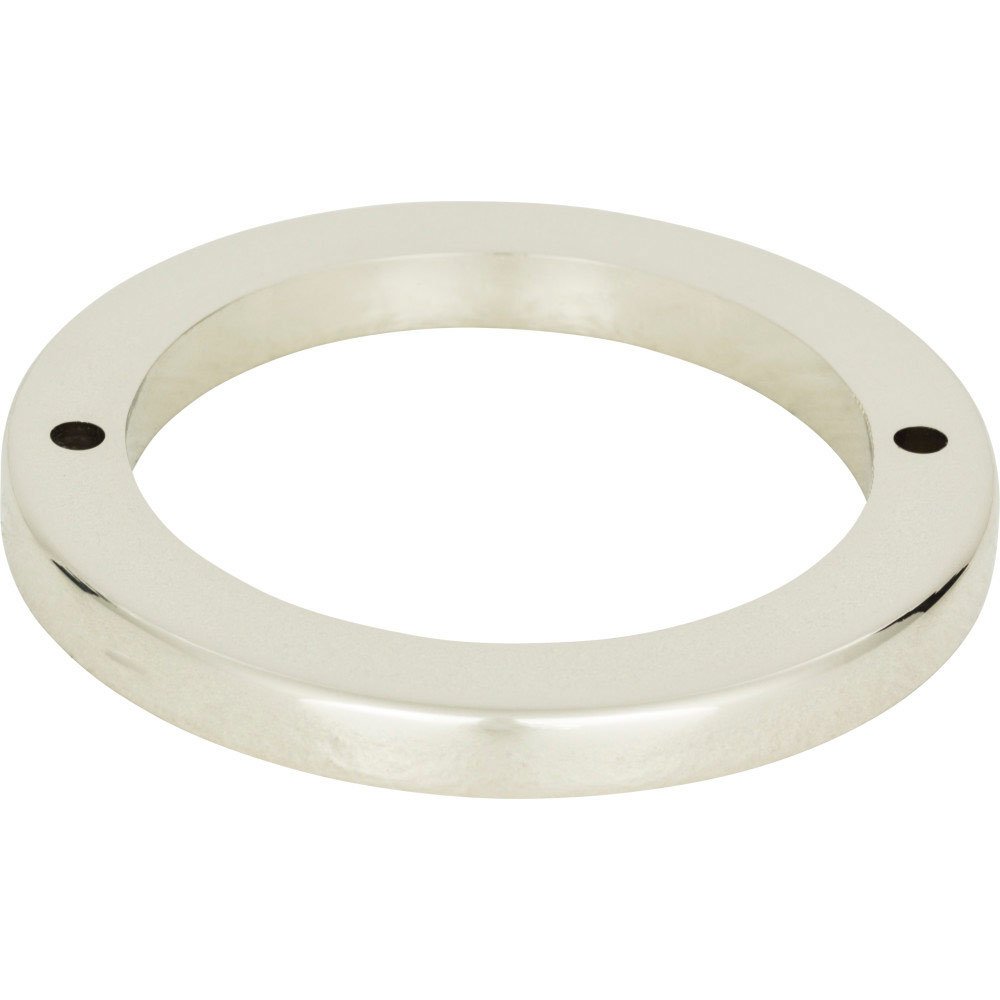 2 1/2" Centers Round Base In Polished Nickel