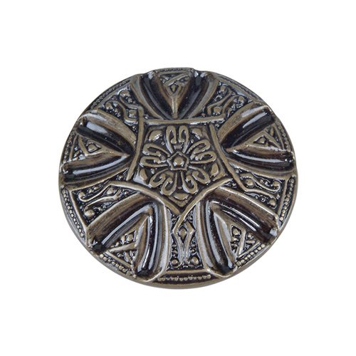 Maltese 1 5/8" Decorative Knob in Burnished Bronze