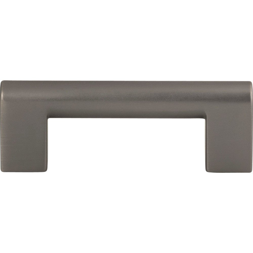 3 3/4" Centers Round Rail Pull in Slate