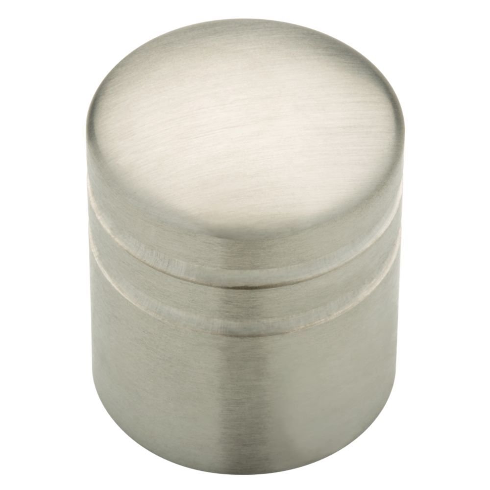 Knob Cylinder 1" (25mm) Diameter in Stainless Steel