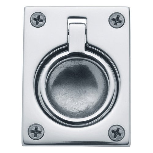 2 1/2" Recessed Ring Pull in Polished Chrome