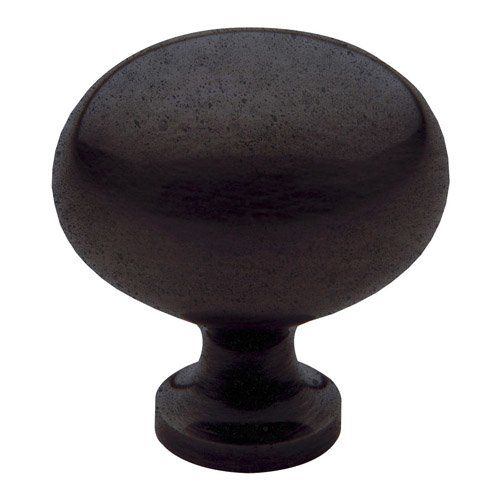 1 3/8" Oval Knob in Distressed Venetian Bronze