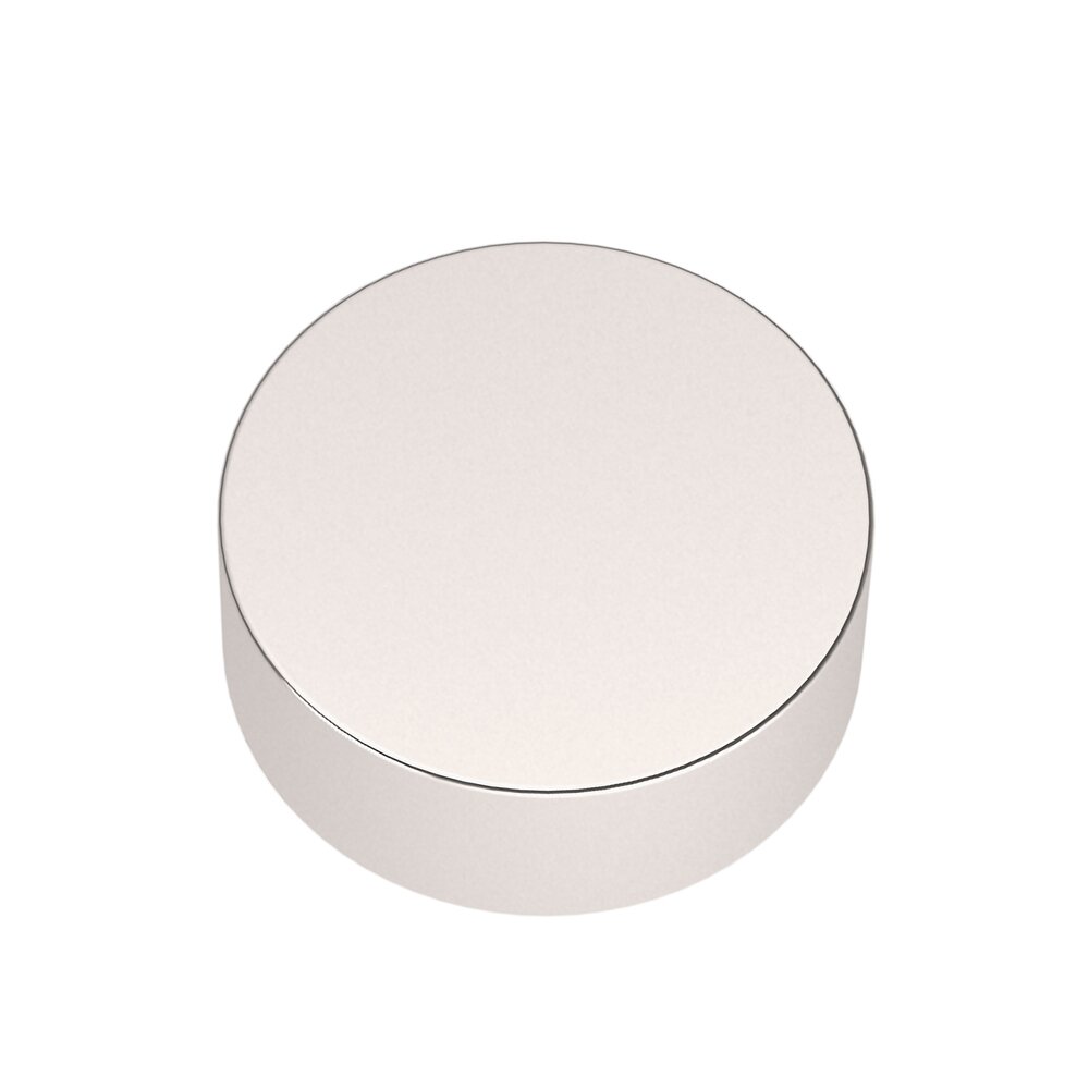 1 1/2" Diameter Contemporary Knob in Lifetime Pvd Polished Nickel