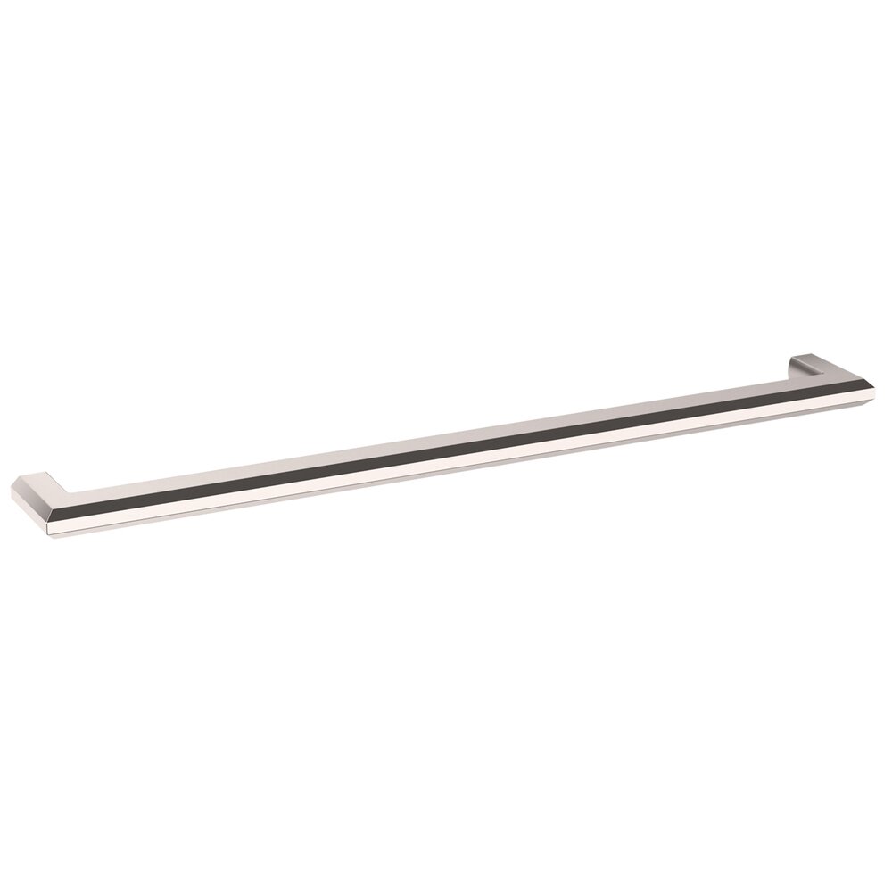 18" Centers Bevel Appliance Pull in Lifetime Pvd Polished Nickel