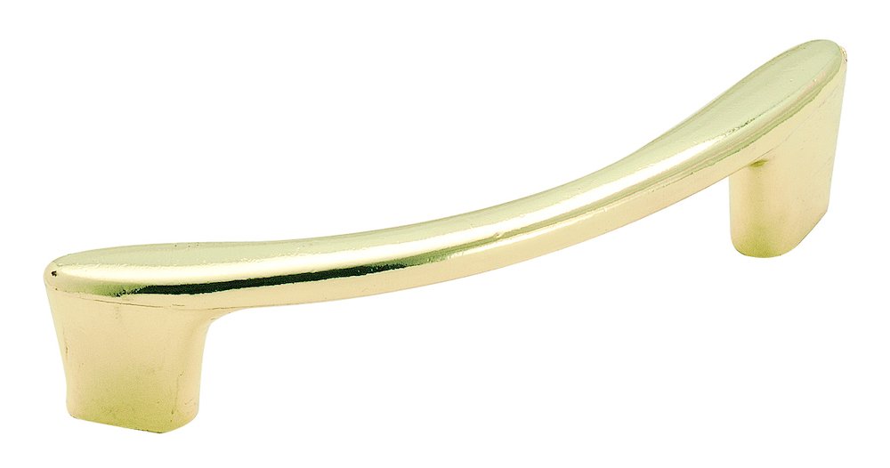 Zinc Die Cast Polished Brass Finish 2 3/4" (70mm) Centers Pull
