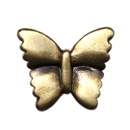 Large Butterfly Knob in Antique Brass