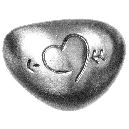 Love Knob in Pewter