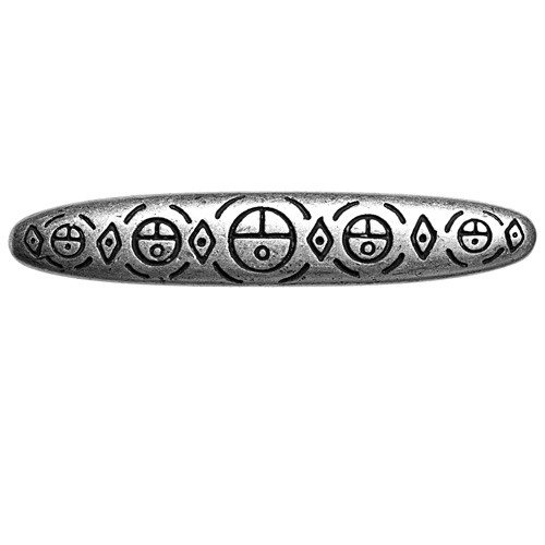 2 1/2" Centers Southwest Sun Face Handle in Pewter