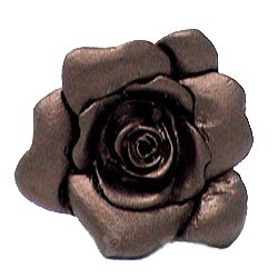 Rose Knob in Bronze