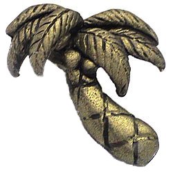 Palm Tree Knob in Bronze